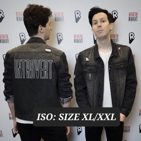 ISO: Interactive Introverts Jacket - Dan & Phil 2018 US tour - Picture 1 of 1